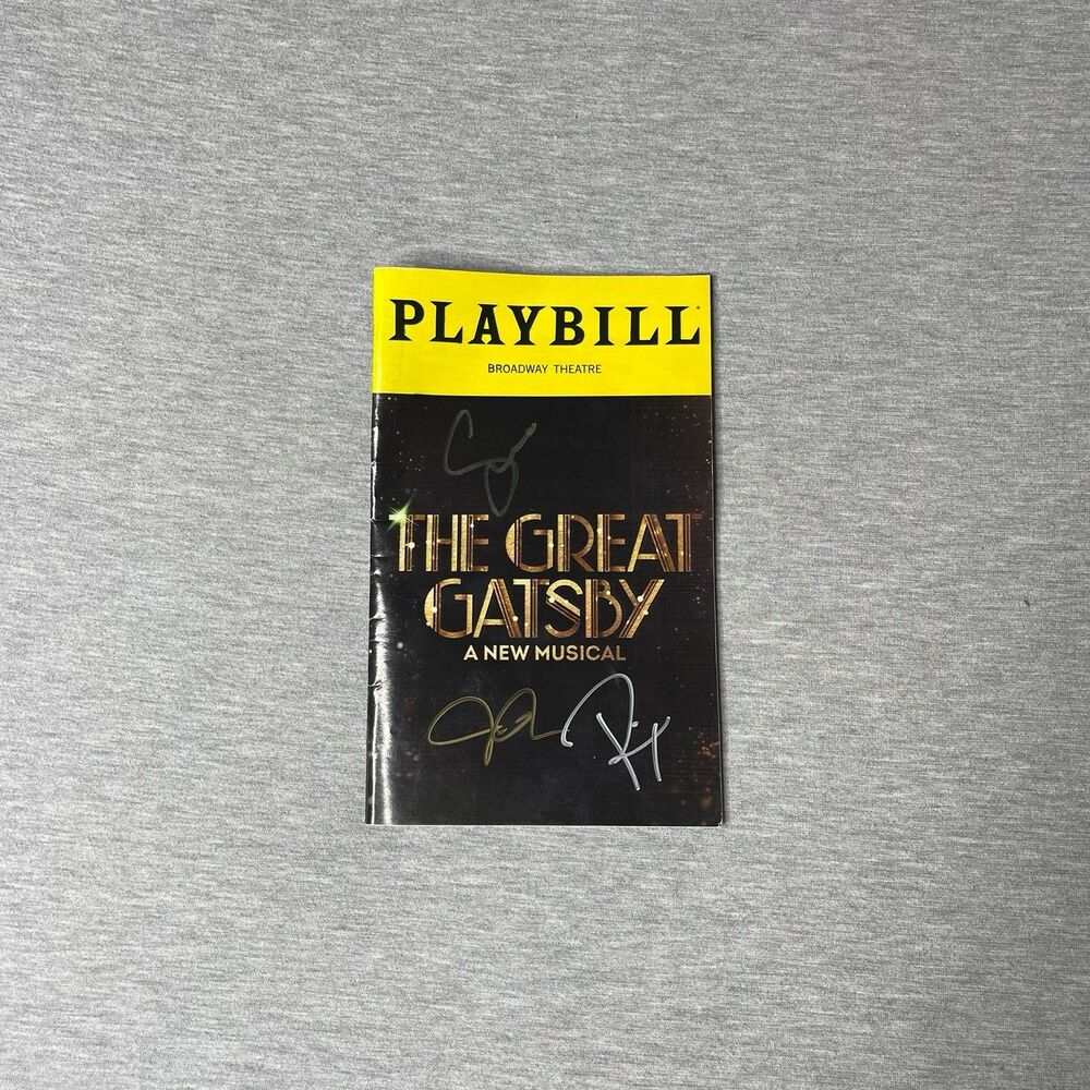 NYC Broadway Playbill: The Great Gatsby - Signed Autographs